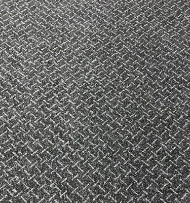 Criss cross grey entrance matting tiles