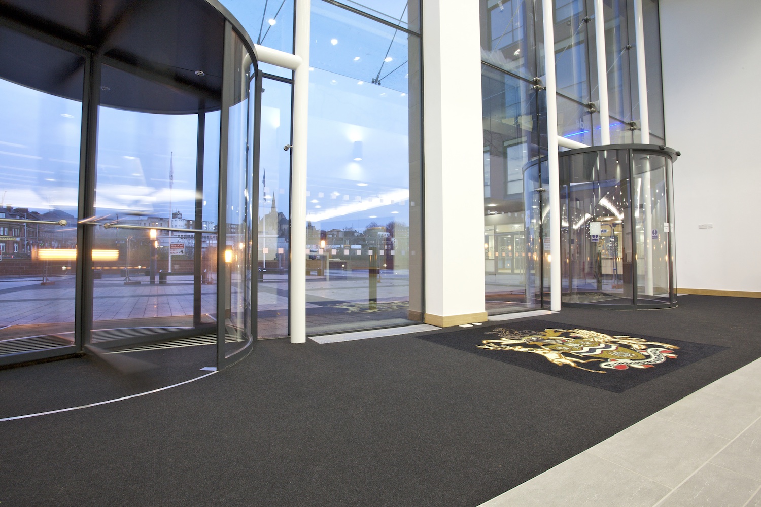 Paragon Carpet Tiles | MatWorks | Workspace Entrance
